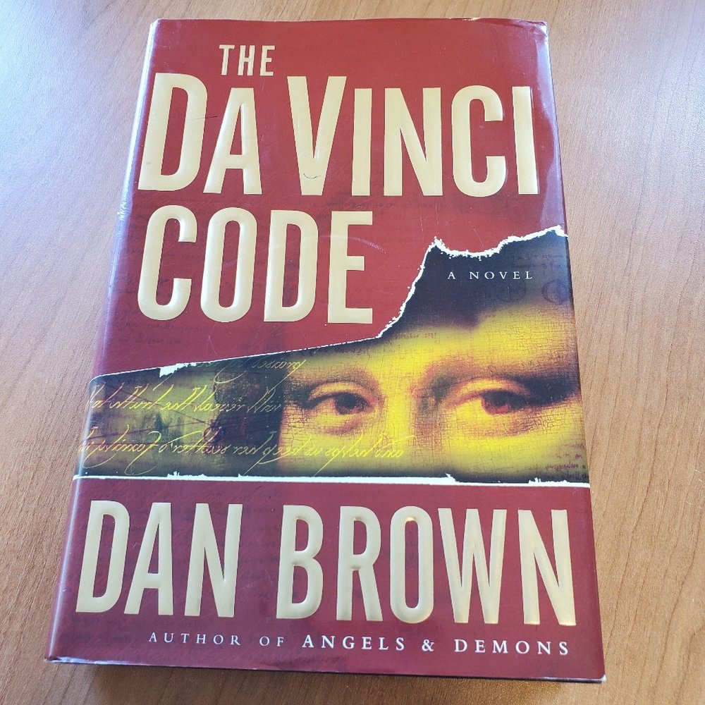 The Da Vinci Code A Novel by Dan Brown, Hardcover Book with Dust Jacket